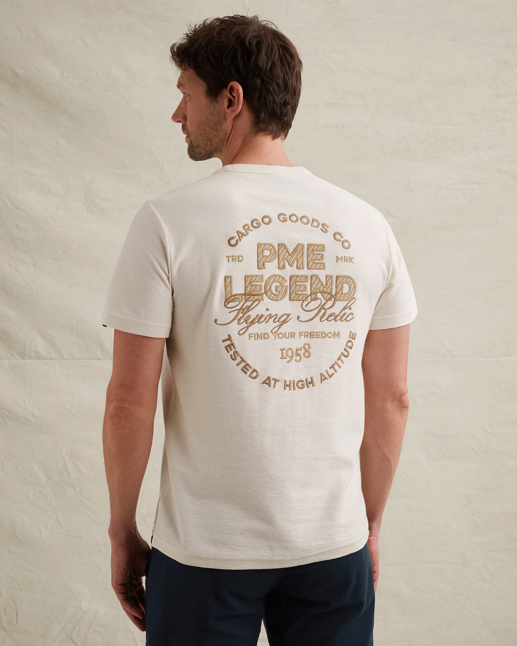 PME Legend T-shirt with embroidered back artworkx