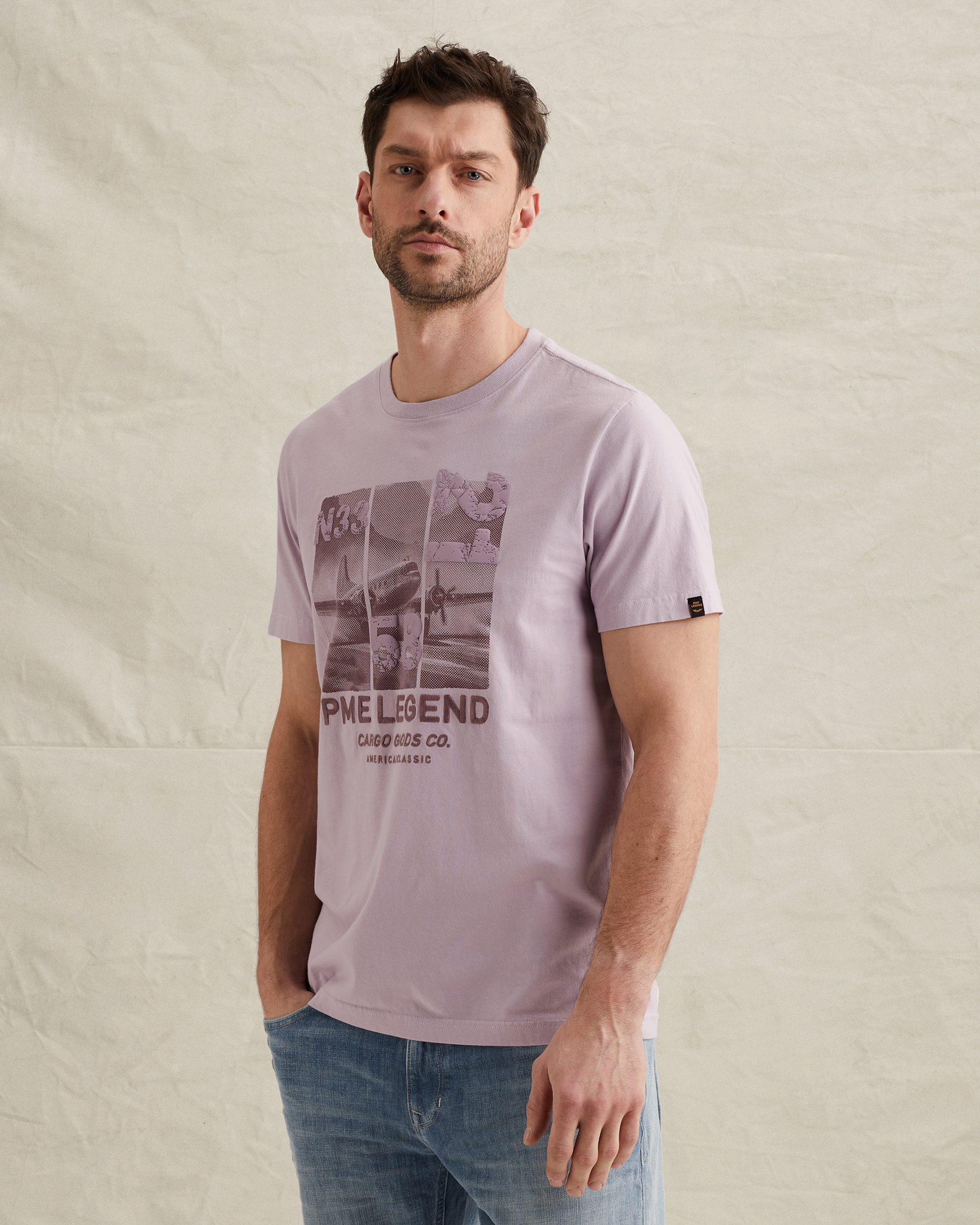 PME Legend T-shirt with mixed artworkx