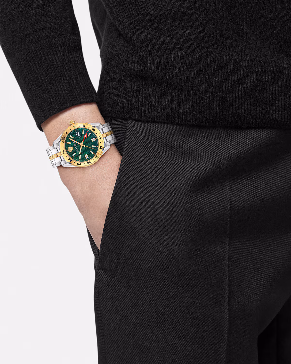 Versace Greca Time GMT Watch