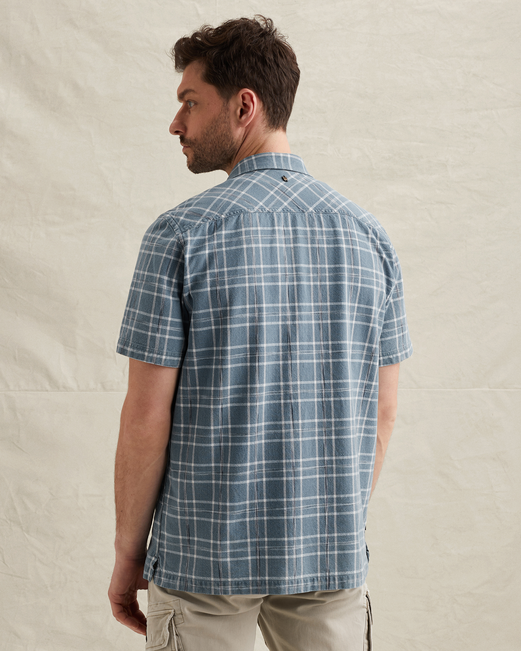 PME Legend Shirt with short sleeves and check patternx