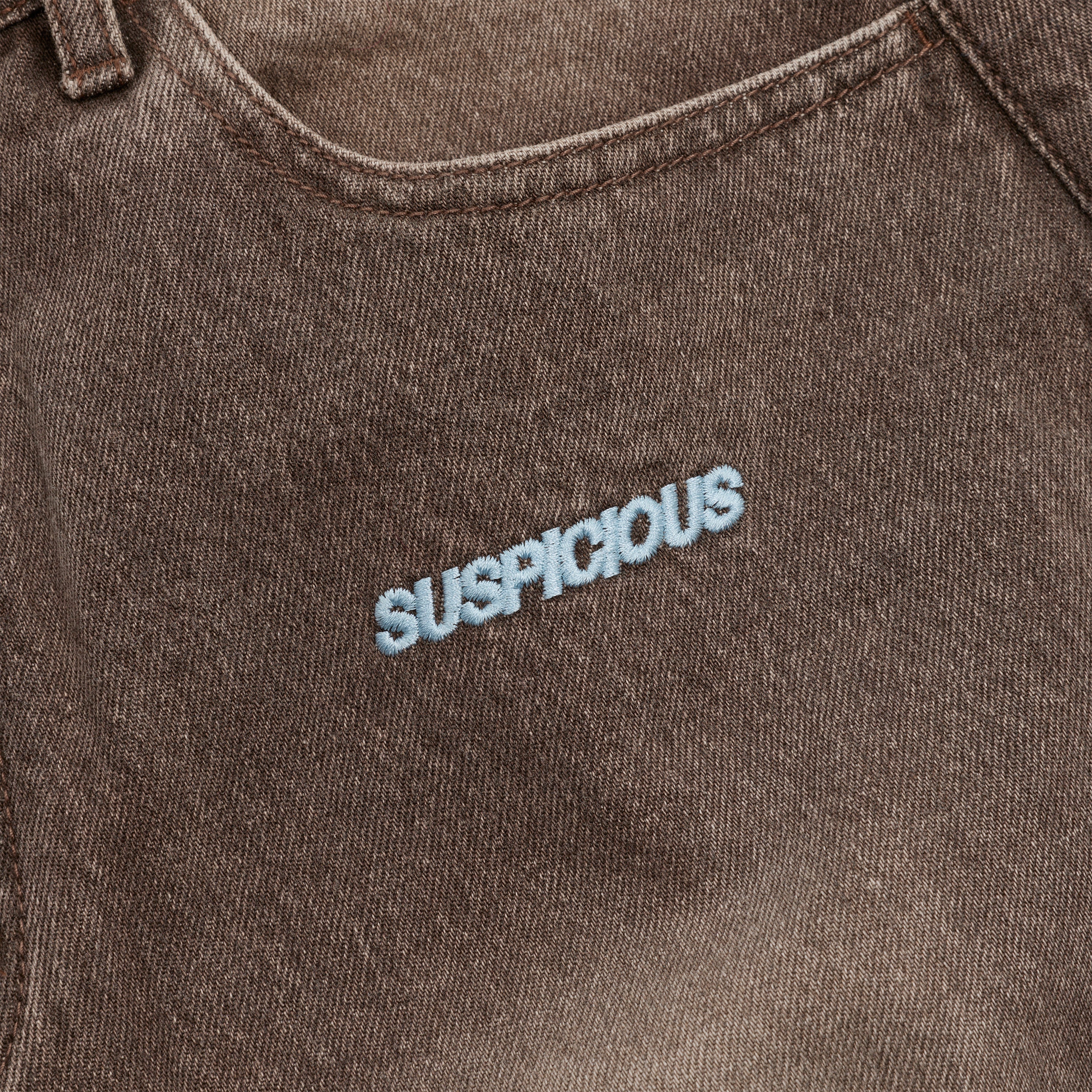Suspicious Antwerp PL / SSPCS Club Barrel Jeans - Washed Espresso