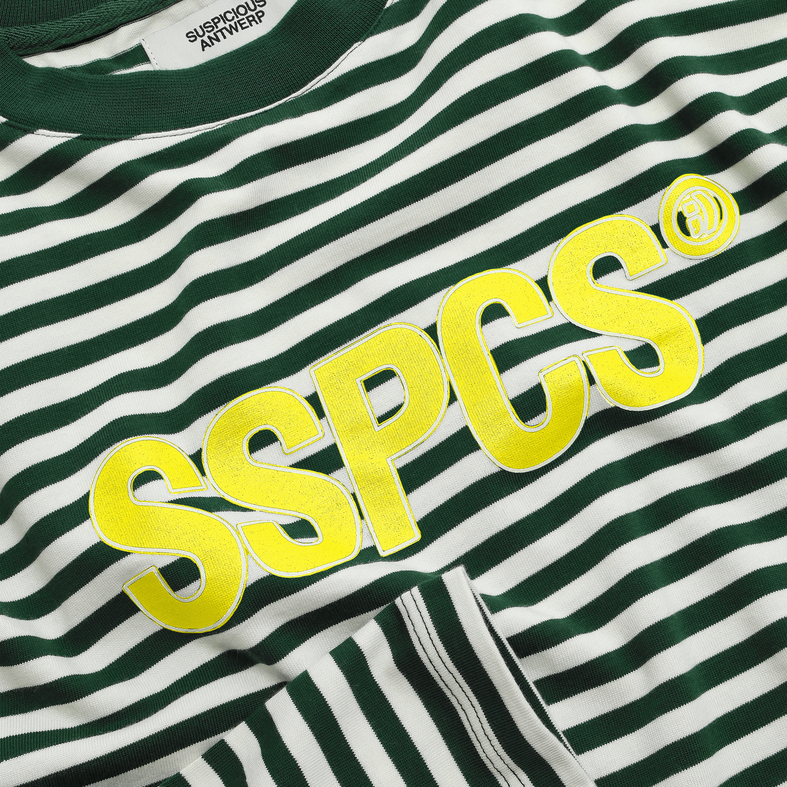 Suspicious Antwerp PL / The SSPCS Striped Longsleeve - Green Yellow