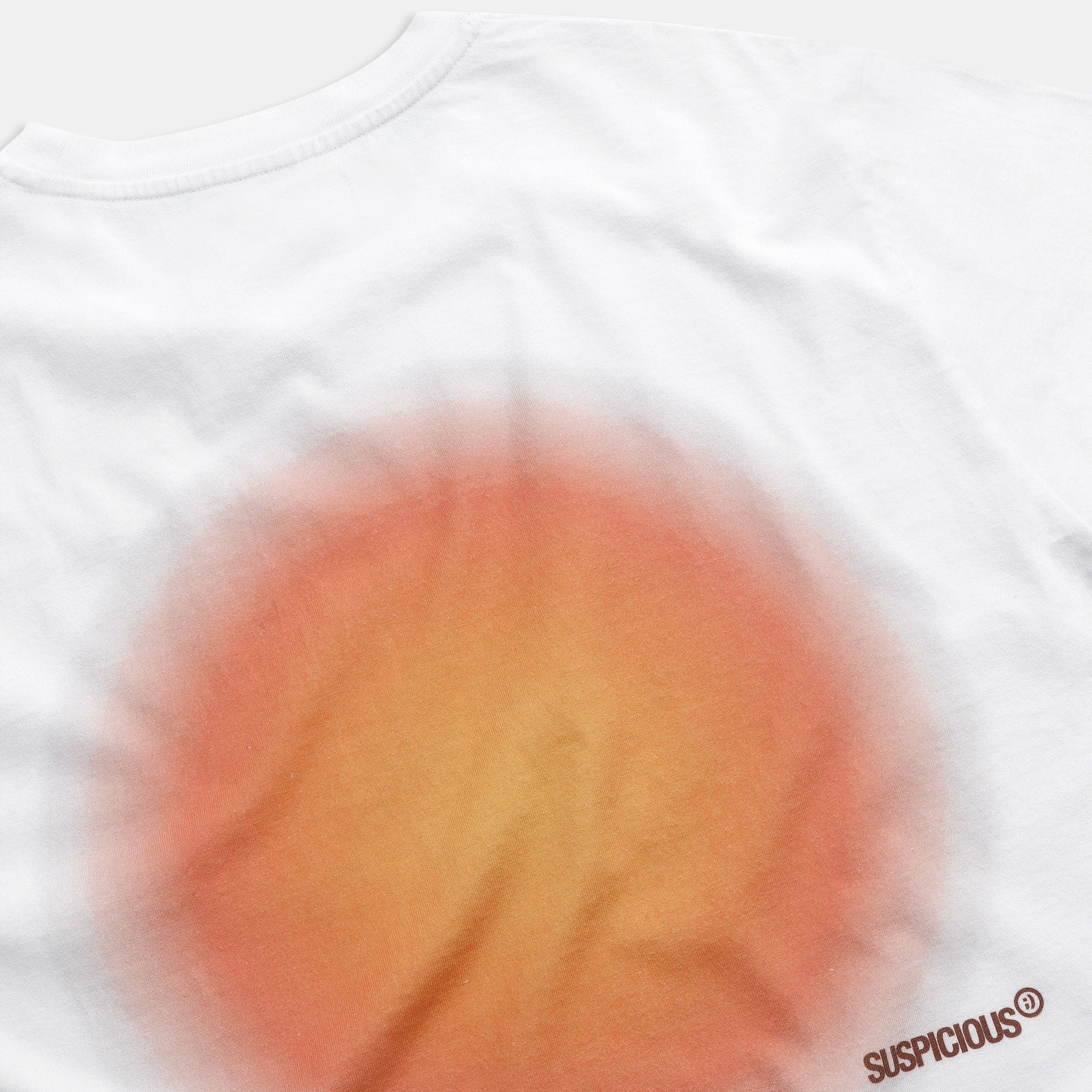 Suspicious Antwerp (SS24) The Aura Tee - White / Orange