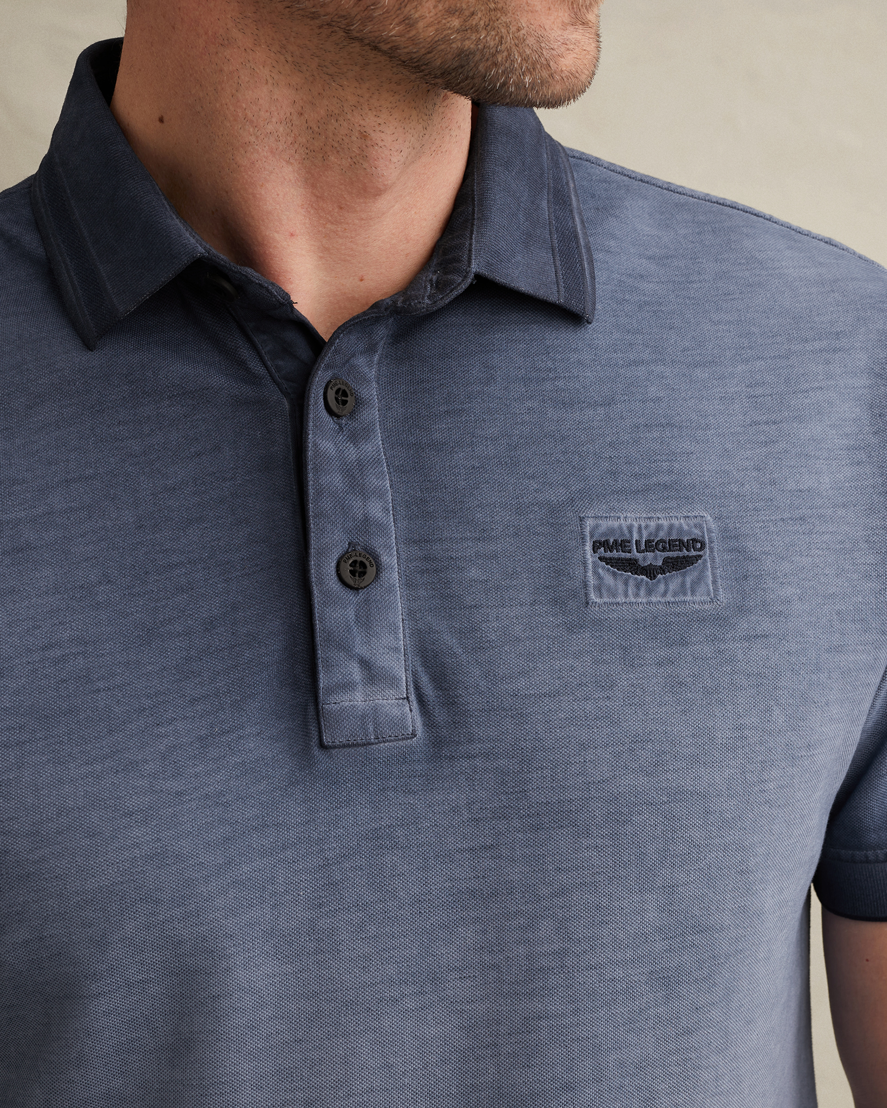 PME Legend Polo shirt in piqué with flight pocketx