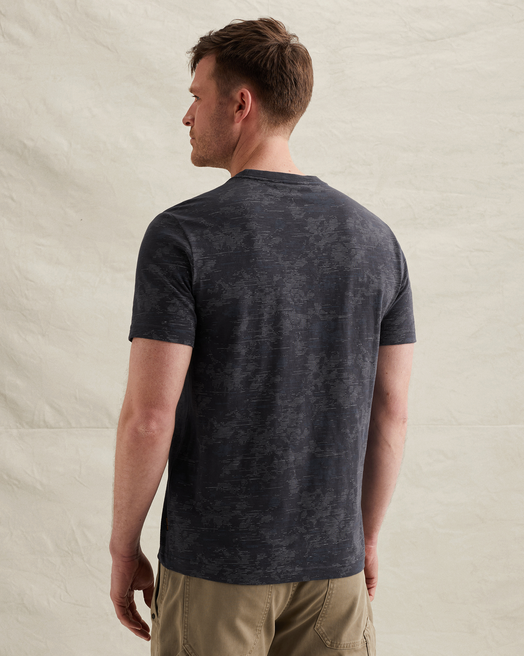 PME Legend T-shirt in slub cotton with allover printx