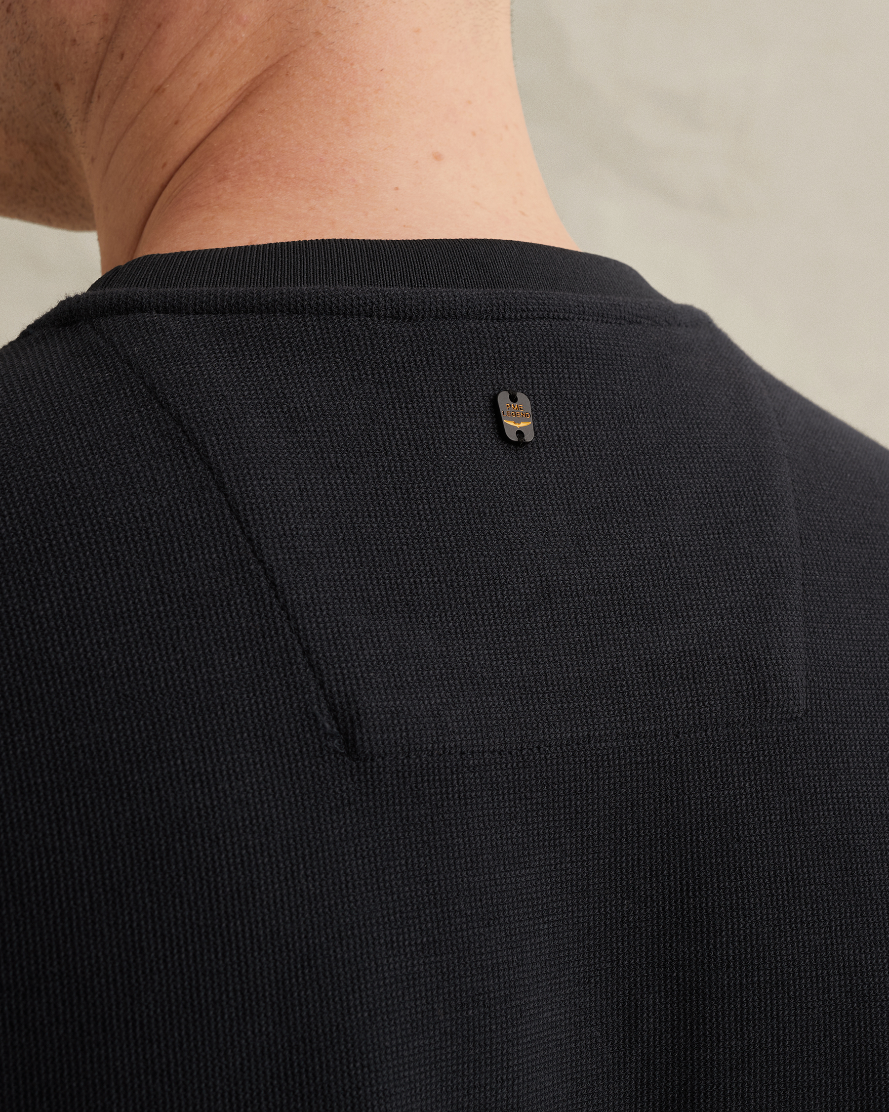 PME Legend Sweatshirt with artwork and ribbed collarx