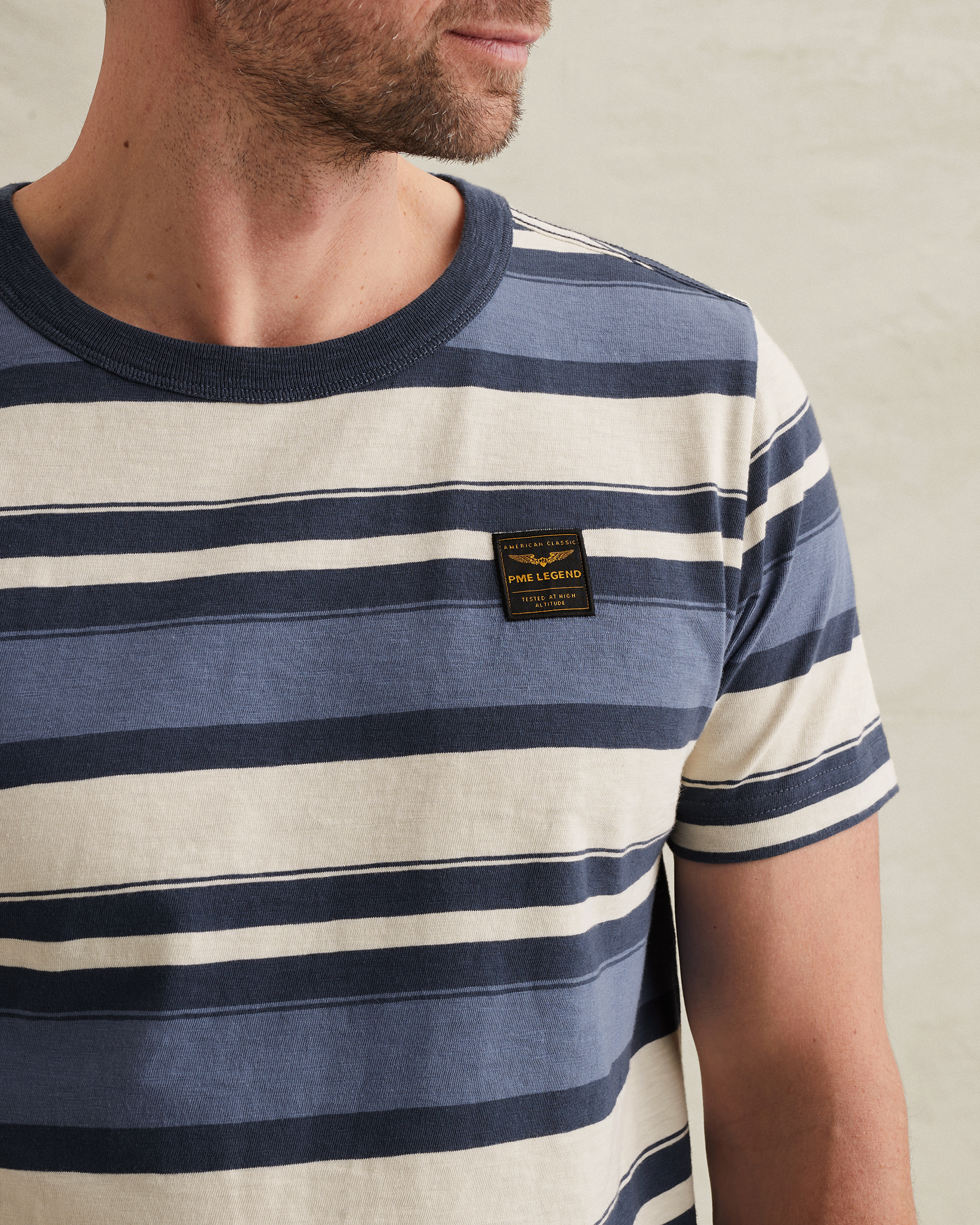 PME Legend T-shirt with multicolor stripe patternx