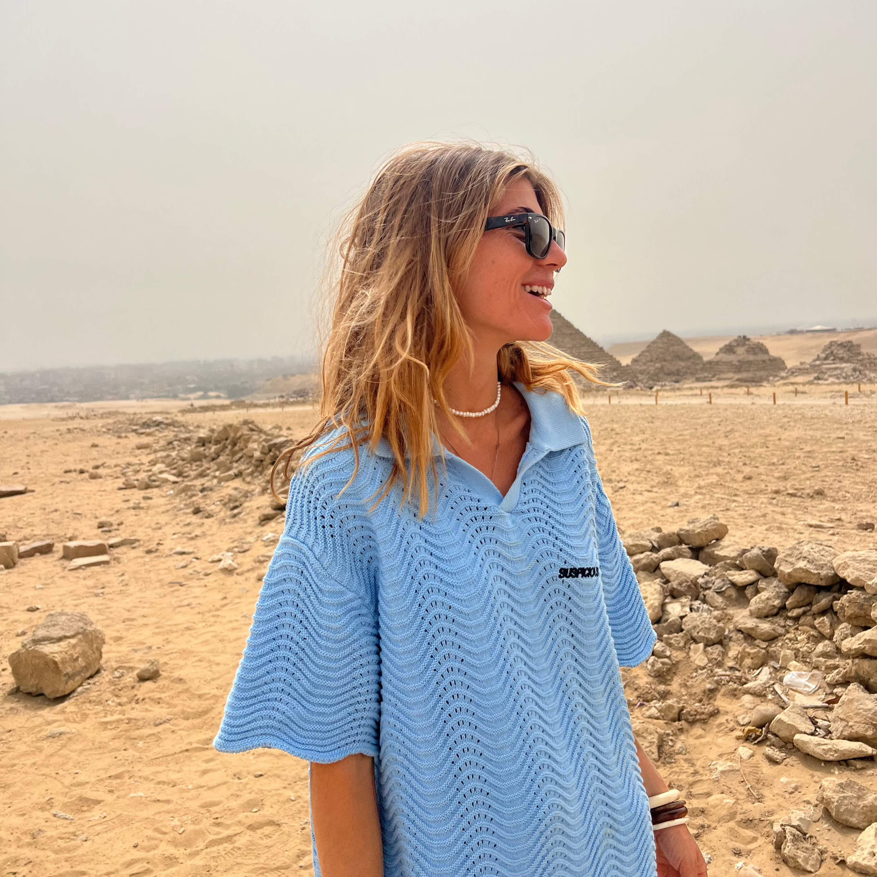Suspicious Antwerp Spring / Wavy Polo - Celestial Blue