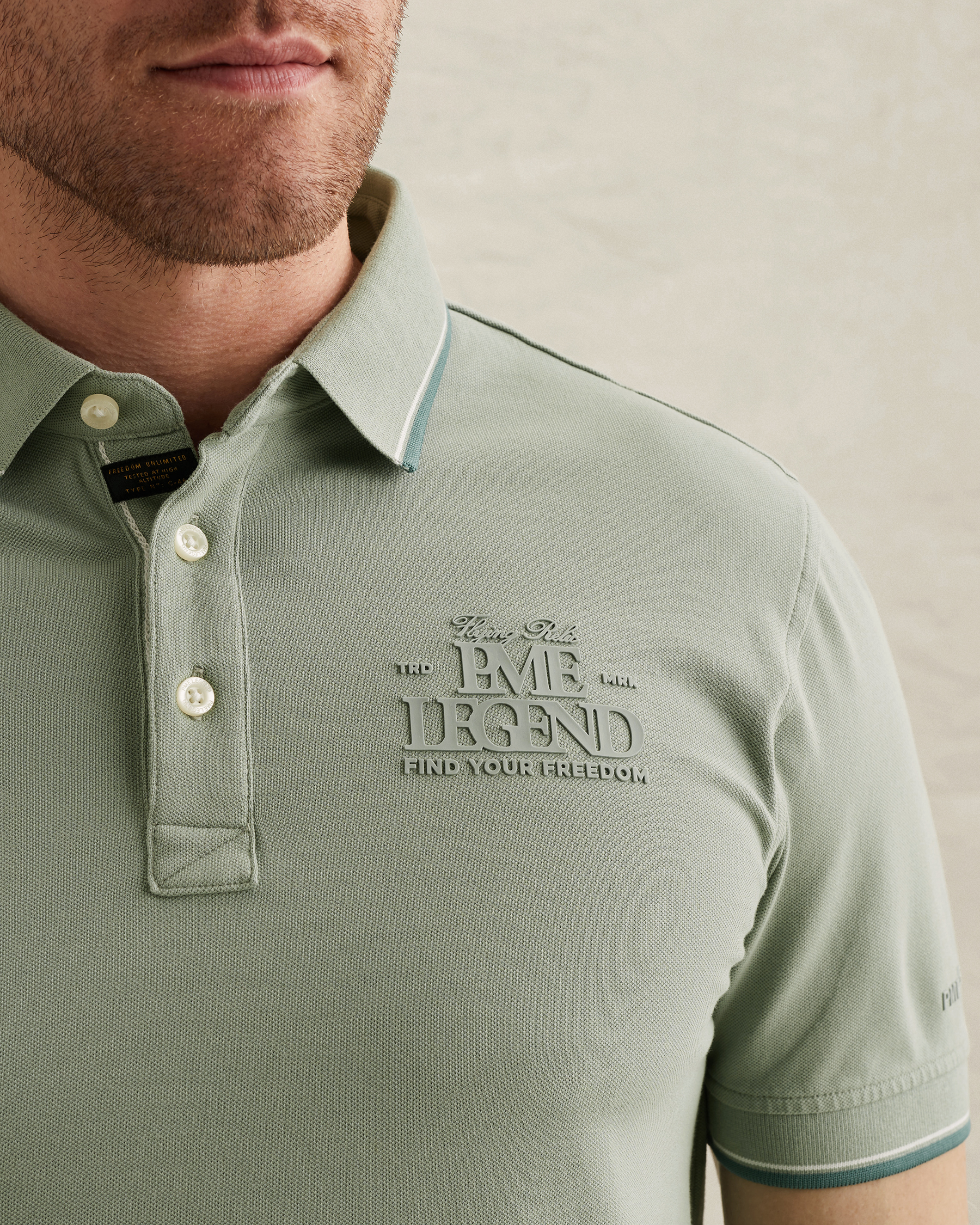 PME Legend Polo shirt in piqué with artworkx
