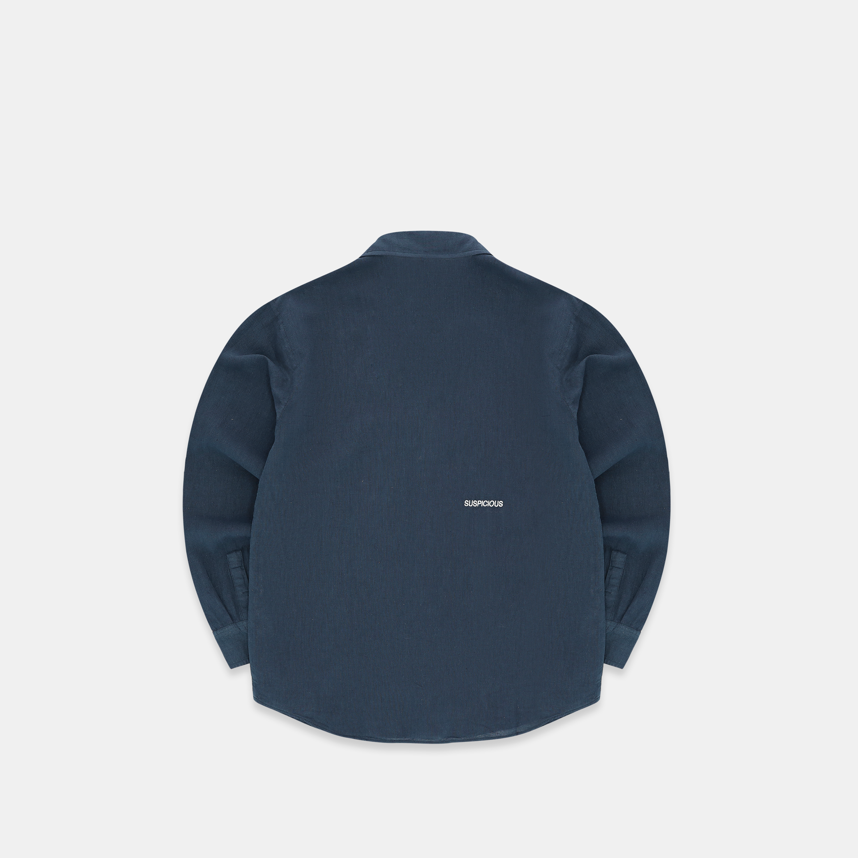 Suspicious Antwerp C&L / Essentials Linen Longsleeve Shirt - Coastal Blue