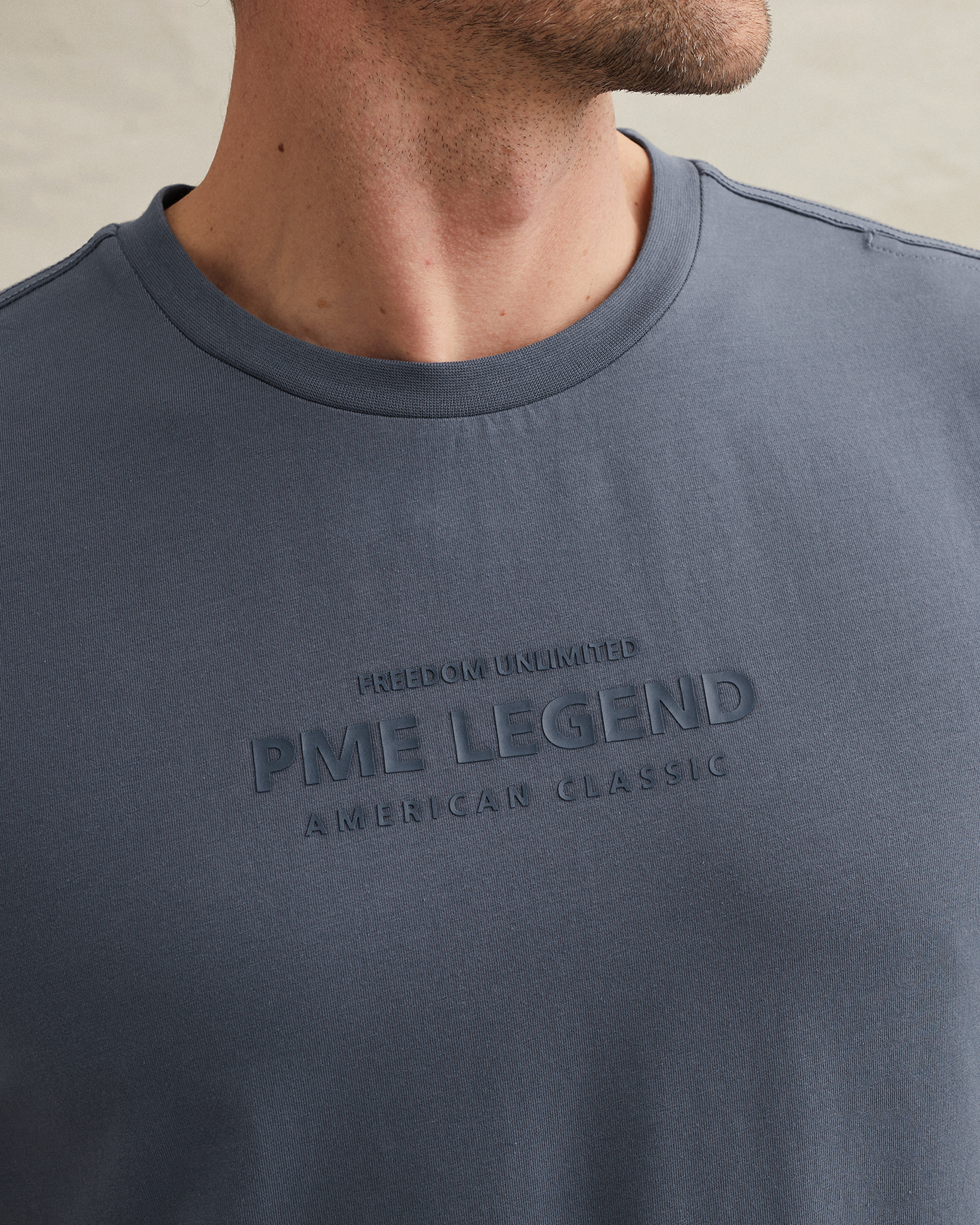 PME Legend T-shirt in a cotton blend with artworkx