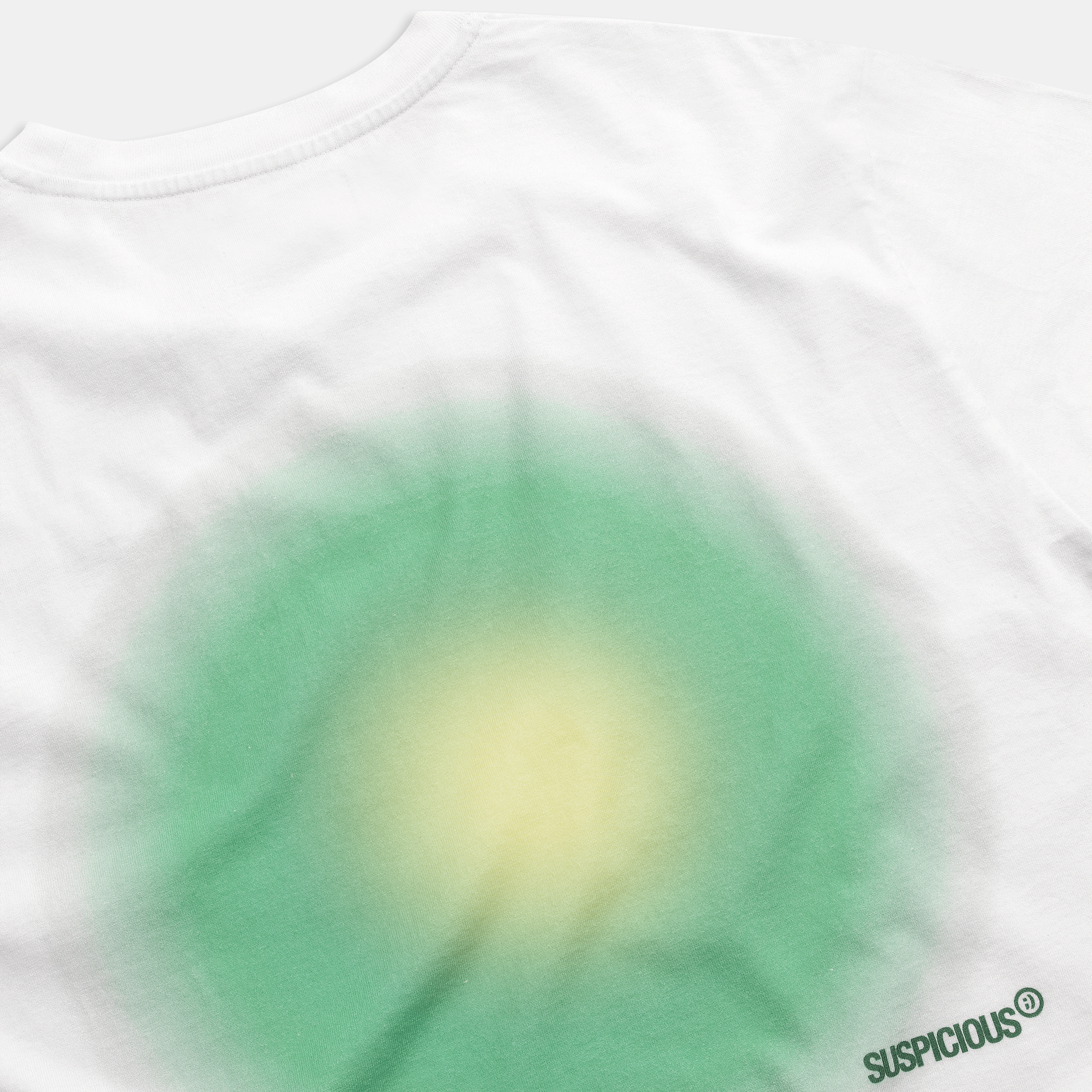 Suspicious Antwerp (SS24) The Aura Tee - White / Green
