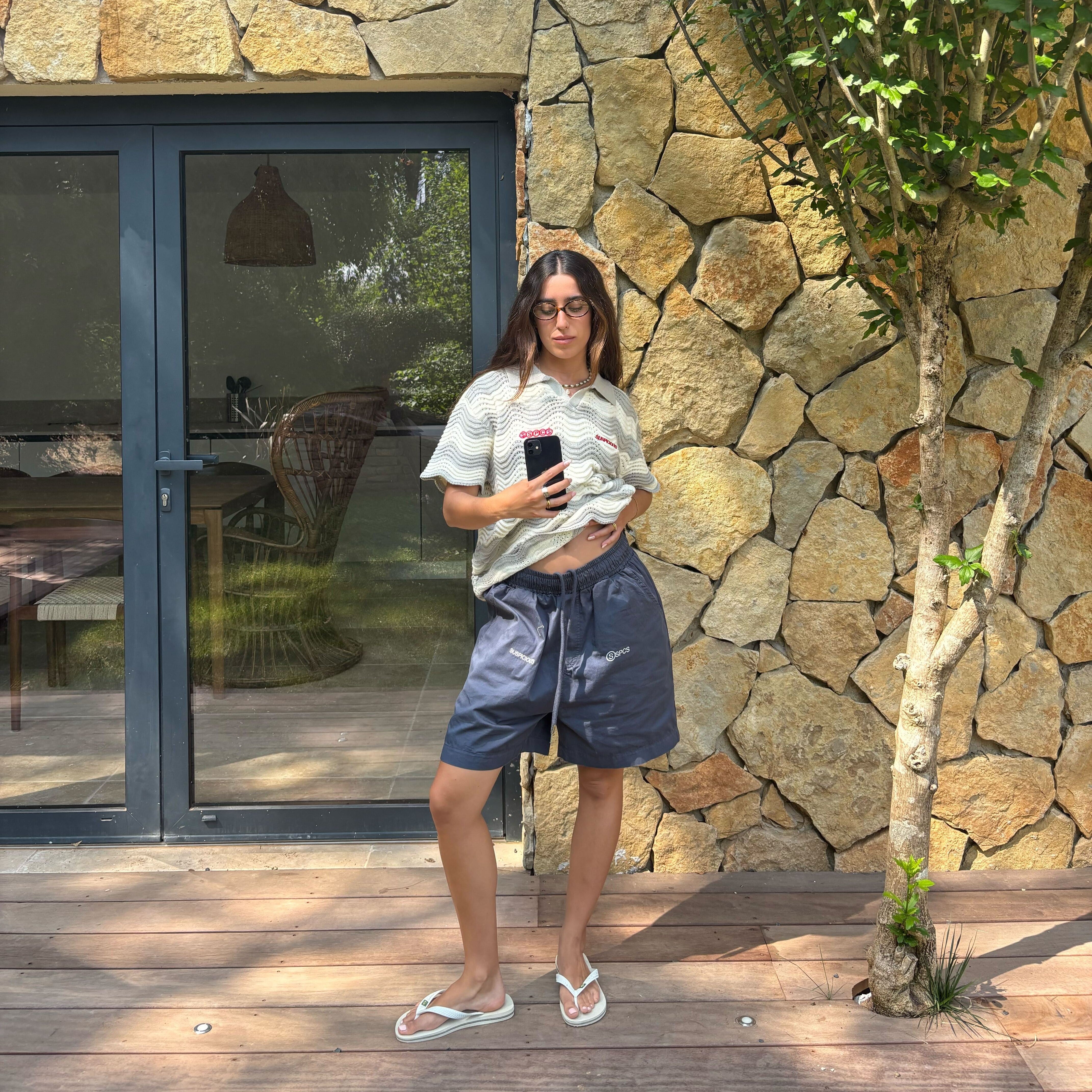 Suspicious Antwerp Summer / Wavy Double Icon Polo - Dune