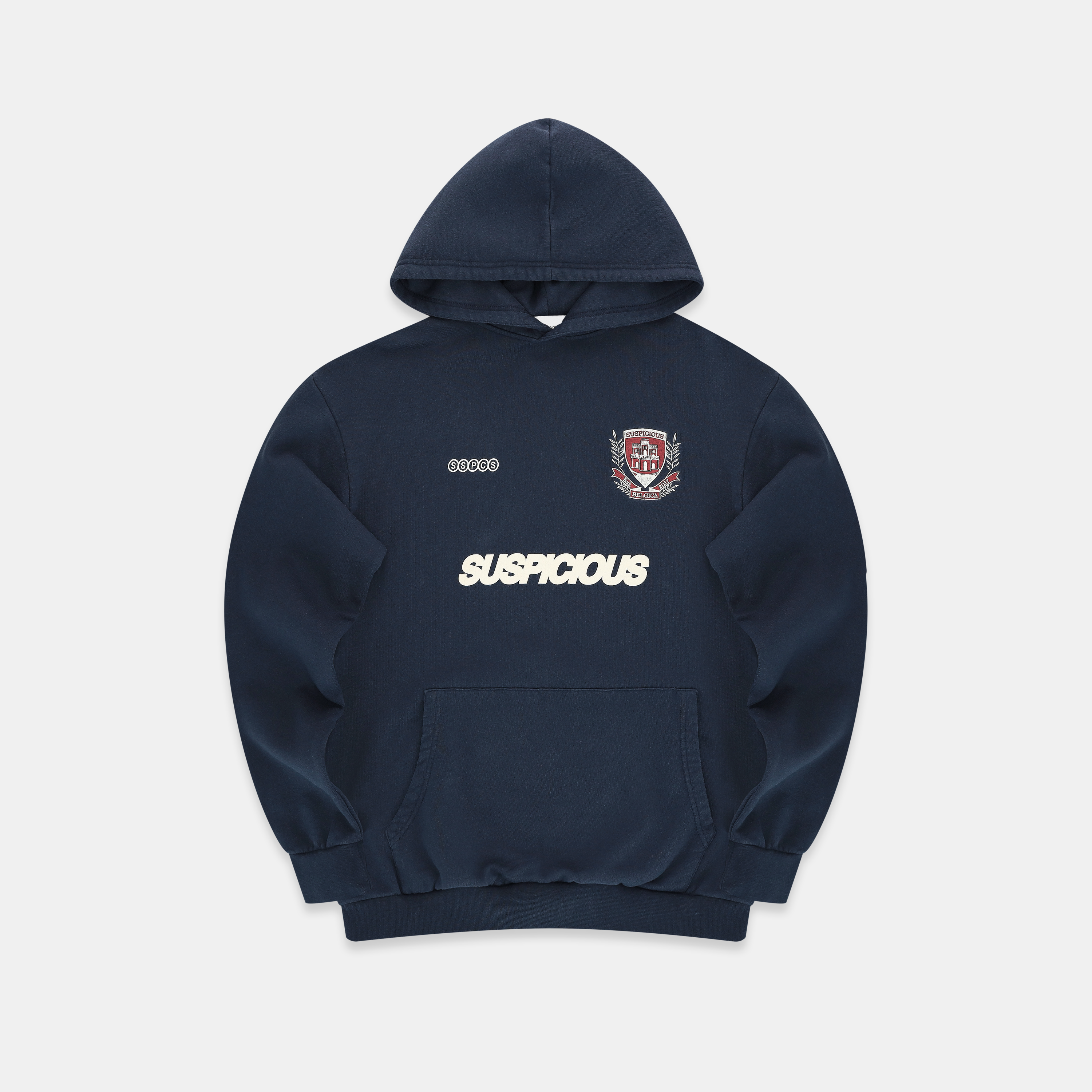 Suspicious Antwerp Football / Emblem Hoodie - Nightfall