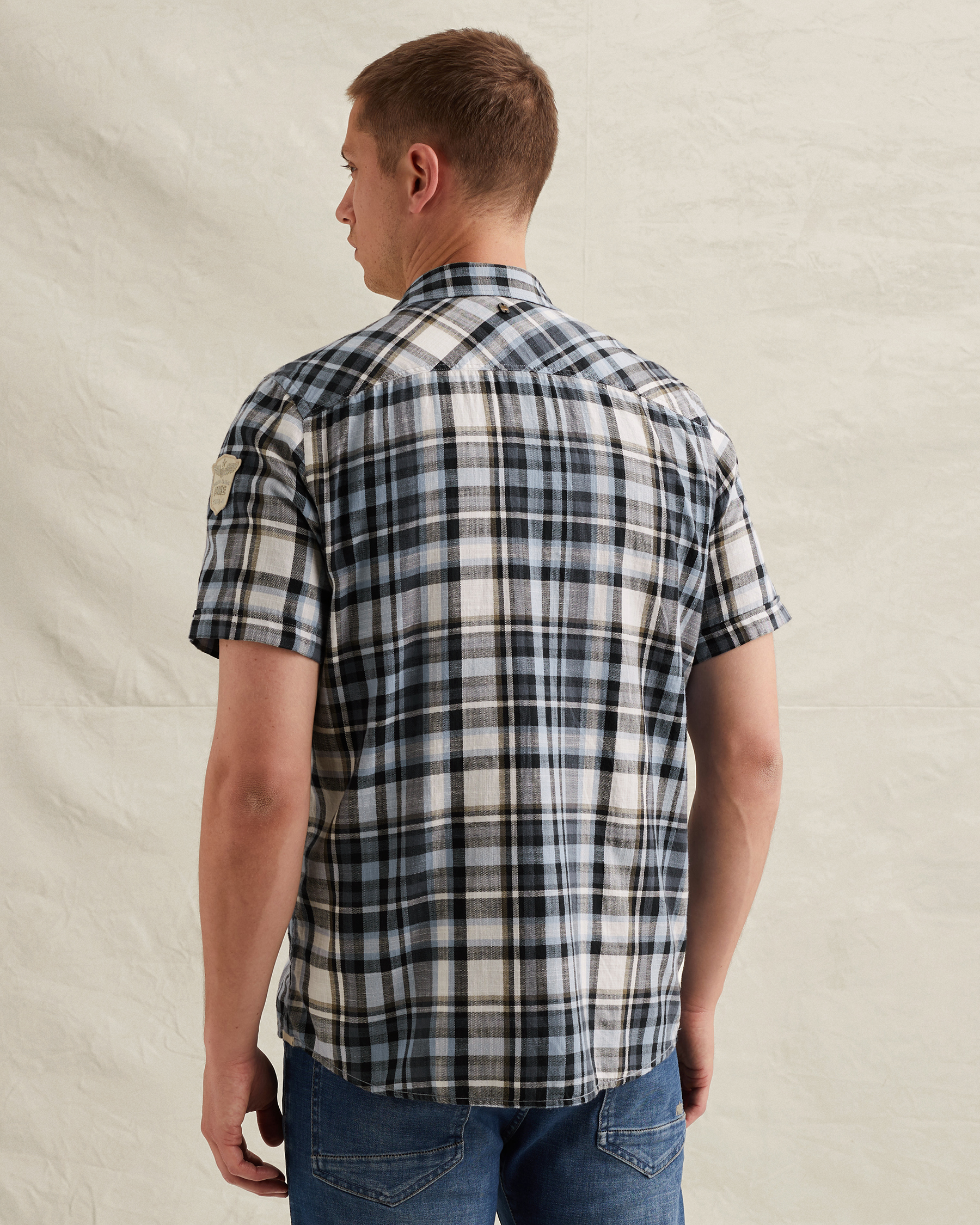 PME Legend Shirt with chest pockets and short sleevesx