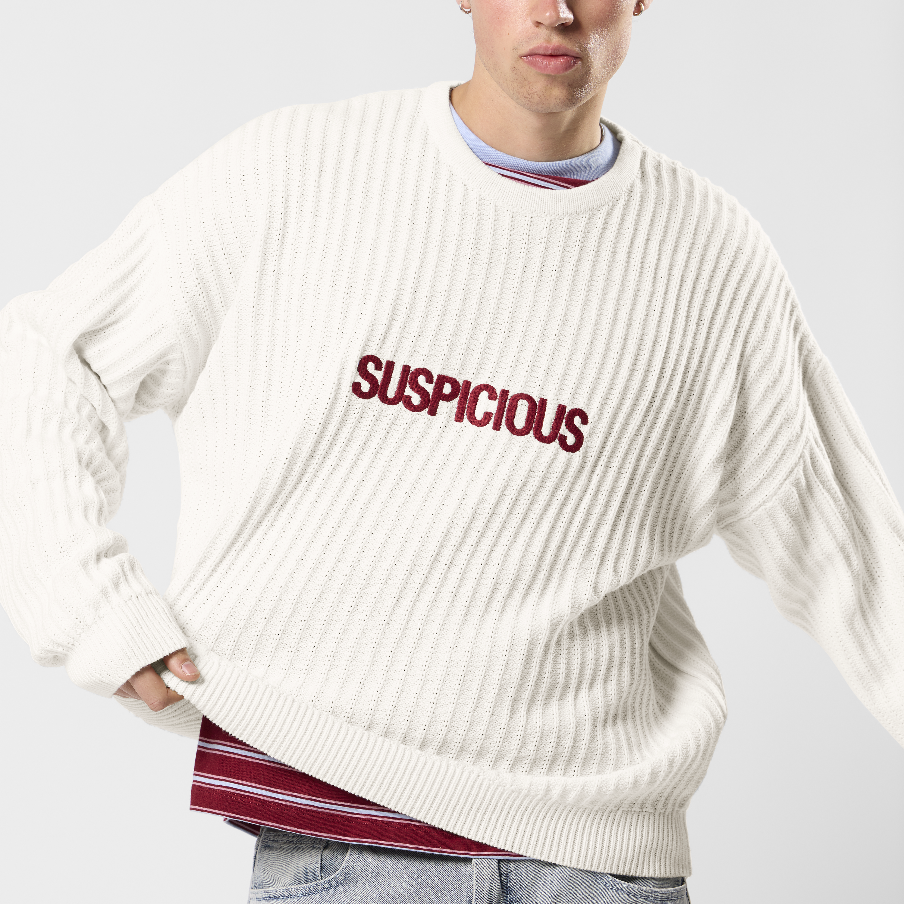 Suspicious Antwerp S2 / Suspicious Rib Knit - Natural