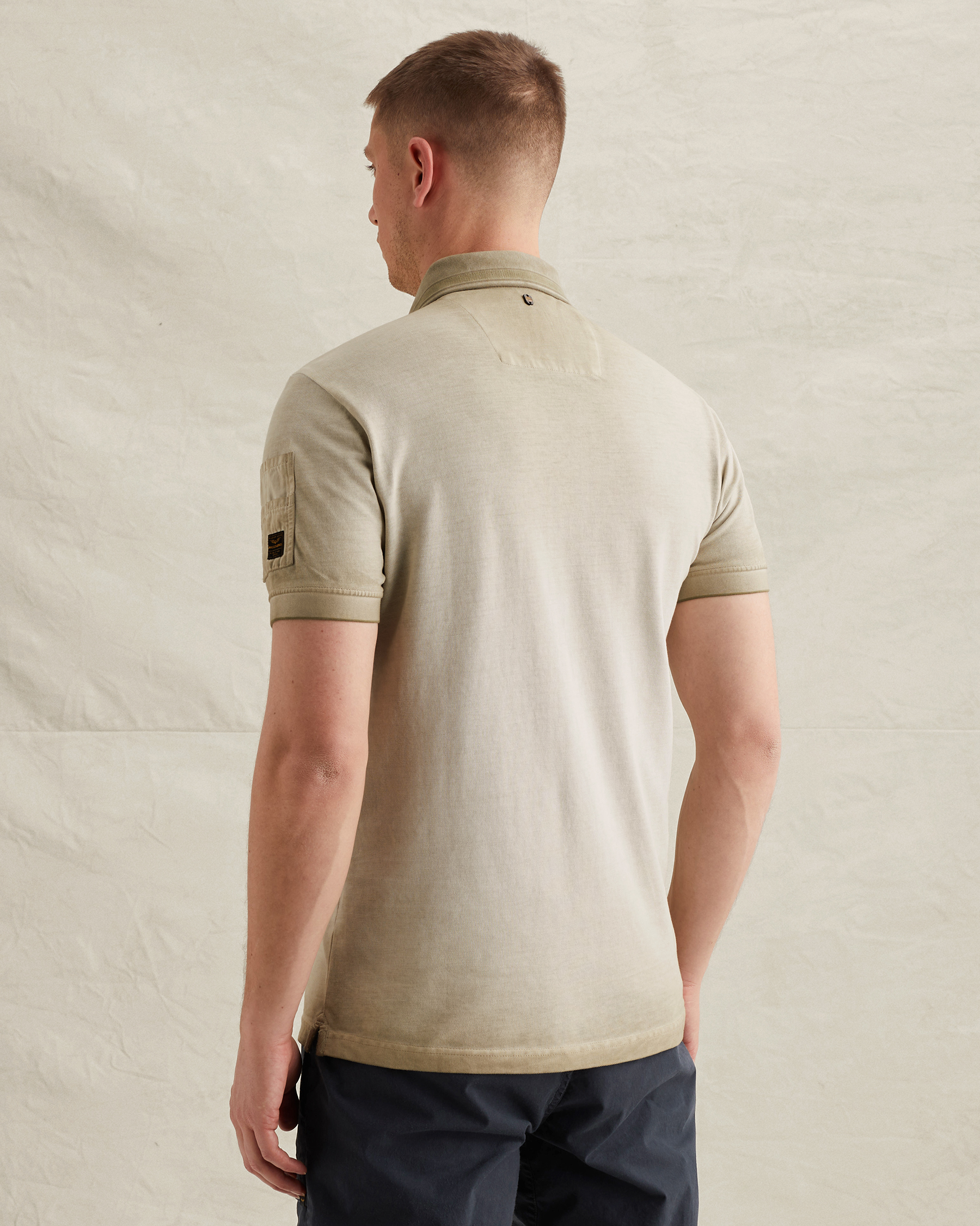 PME Legend Polo shirt in piqué with flight pocketx