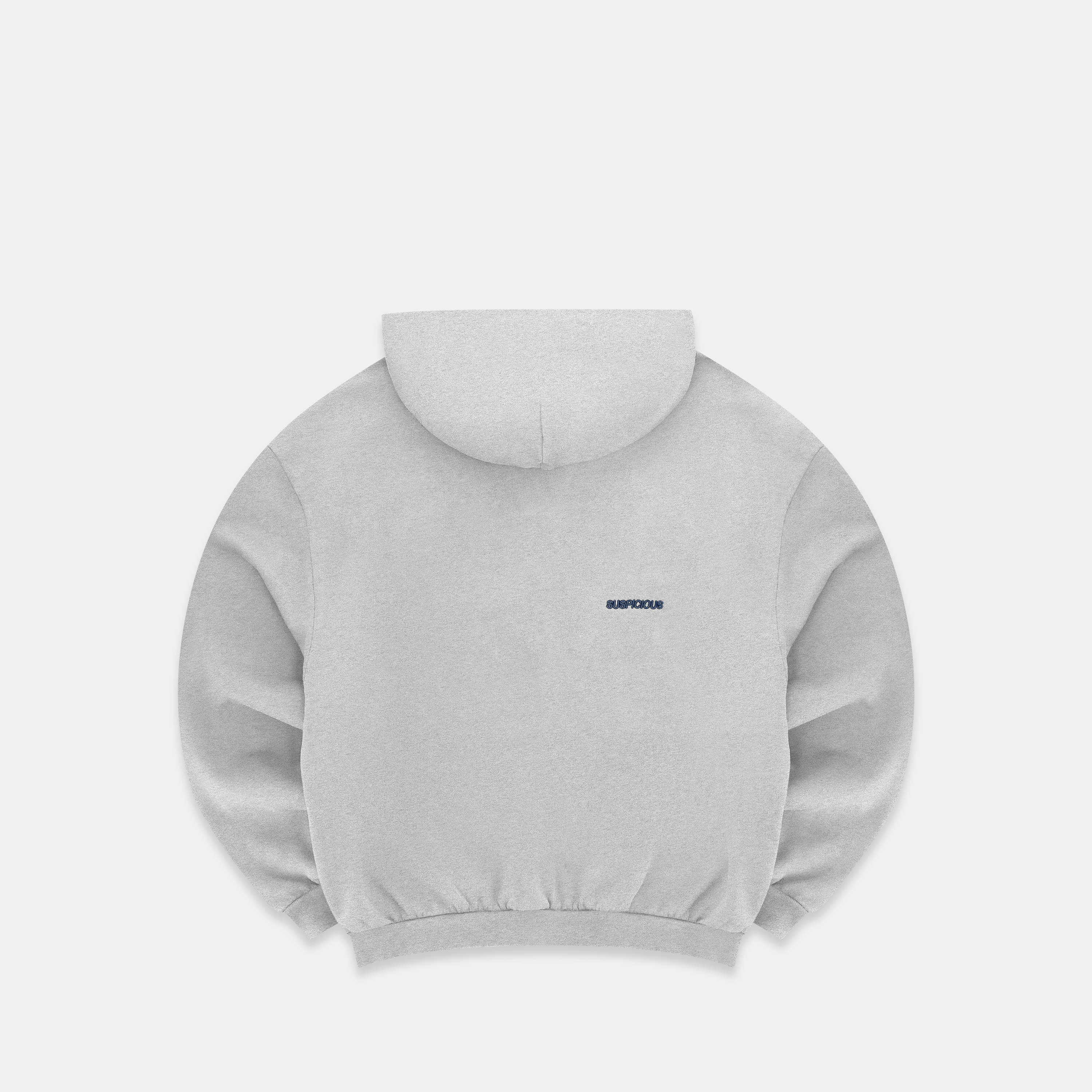 Suspicious Antwerp PL / The Essentials Zip-Up Hoodie - Neutral Heather