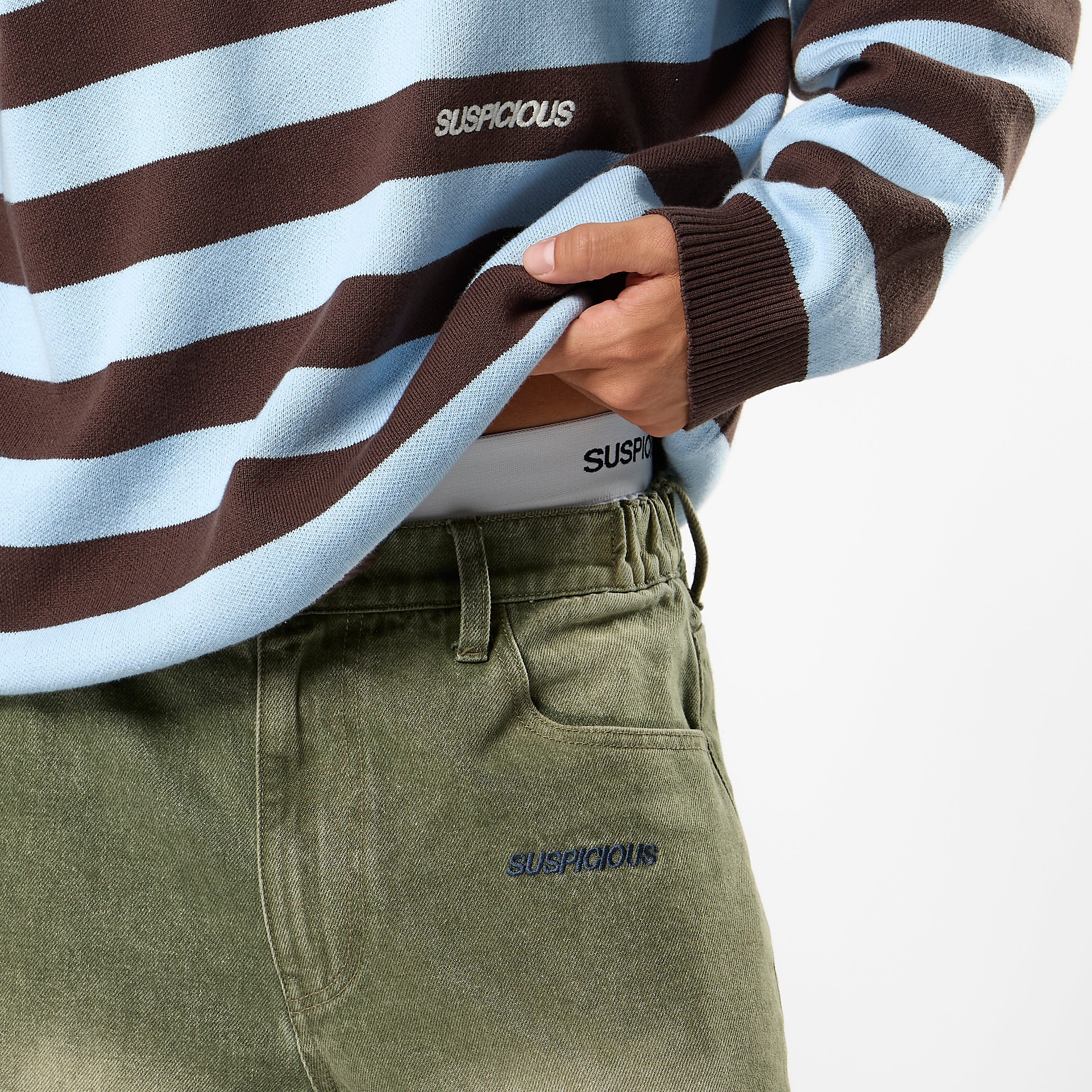 Suspicious Antwerp Fall / SSPCS Club Barrel Jeans - Washed Green
