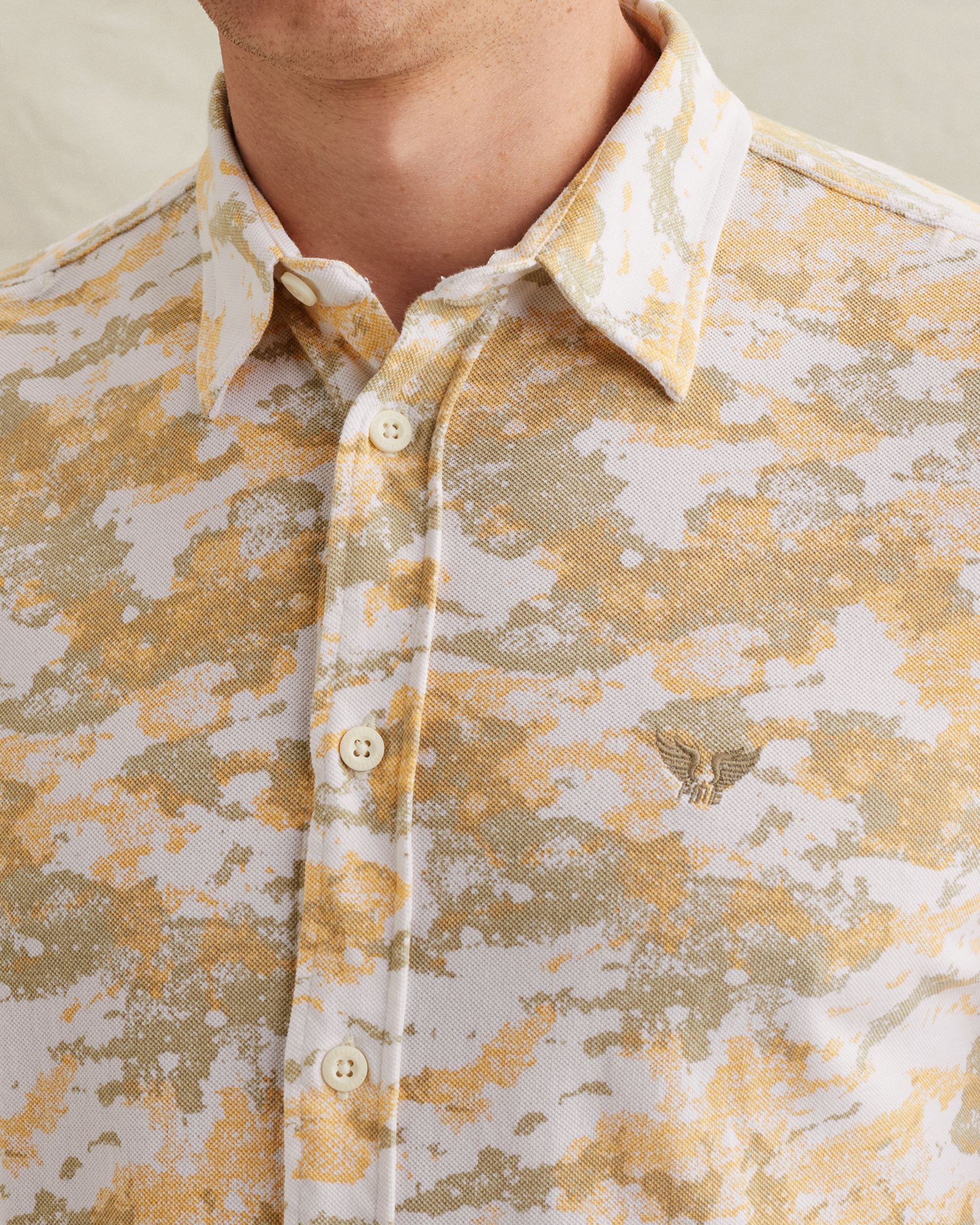 PME Legend Shirt with short sleeves in piquéx