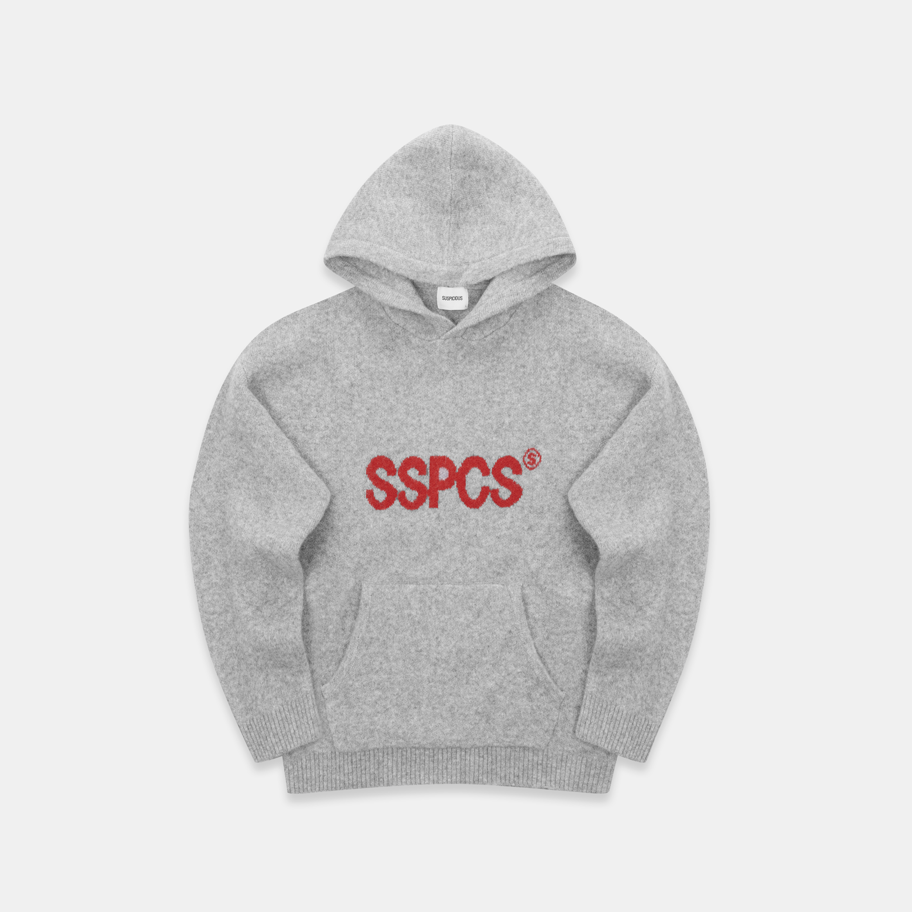 Suspicious Antwerp Winter2 / SSPCS Knitted Hoodie - Neutral Heather