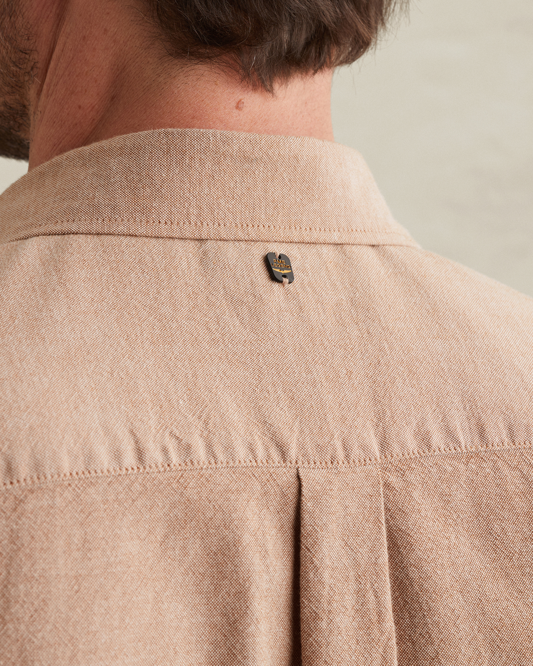 PME Legend Oxford shirt with chest pocket and button-down collarx