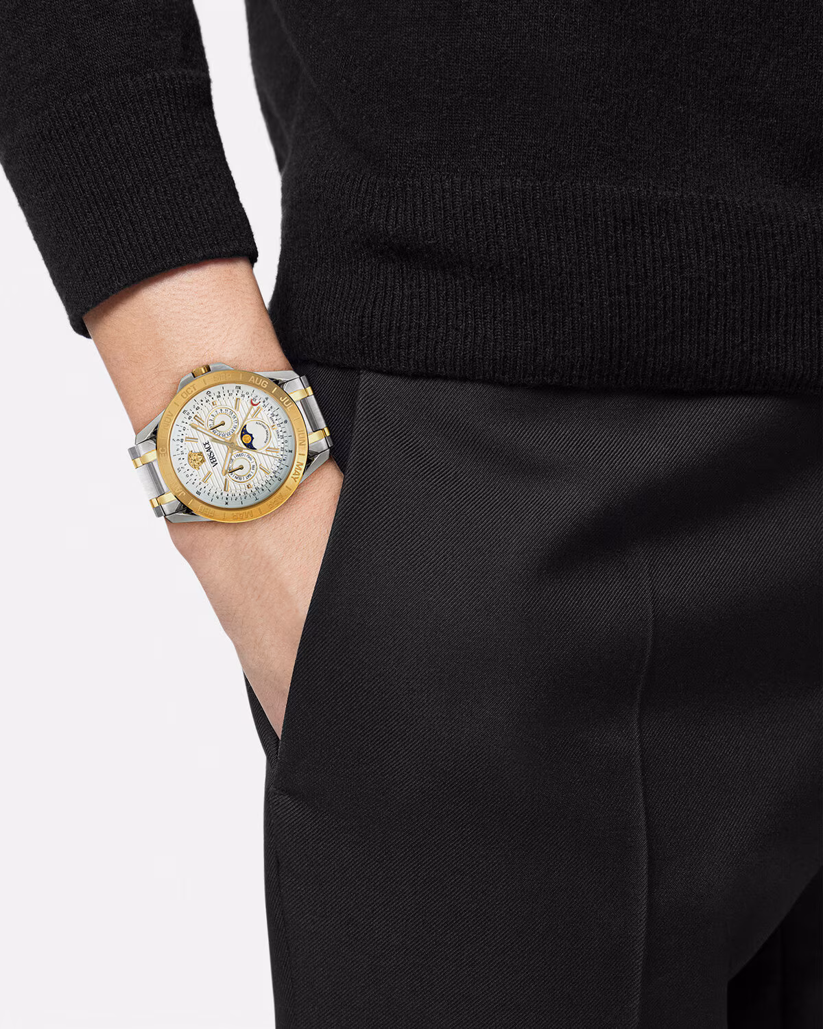 Versace V-Galaxy Moonphase Watch