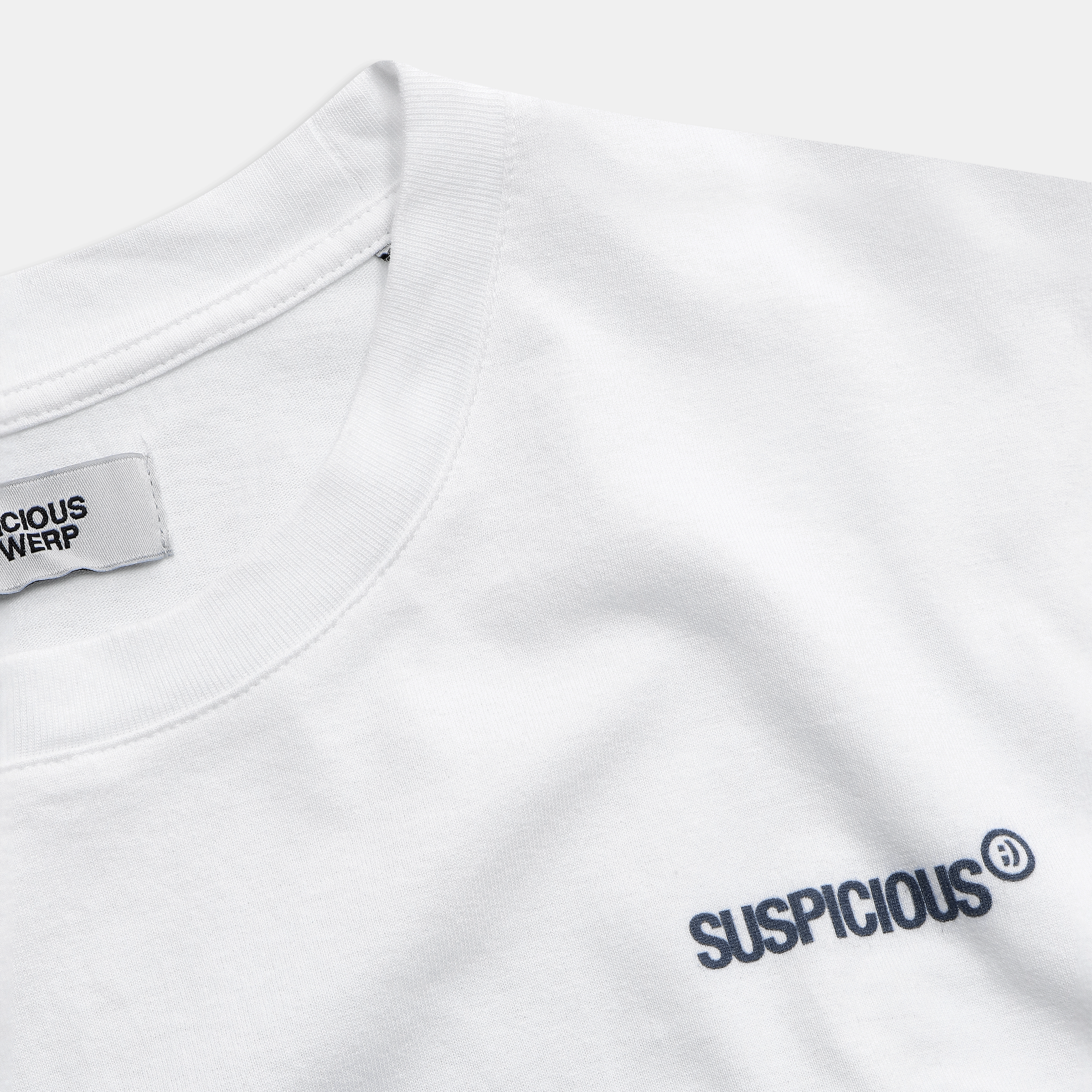 Suspicious Antwerp (SS24) The Aura Tee - White / Blue