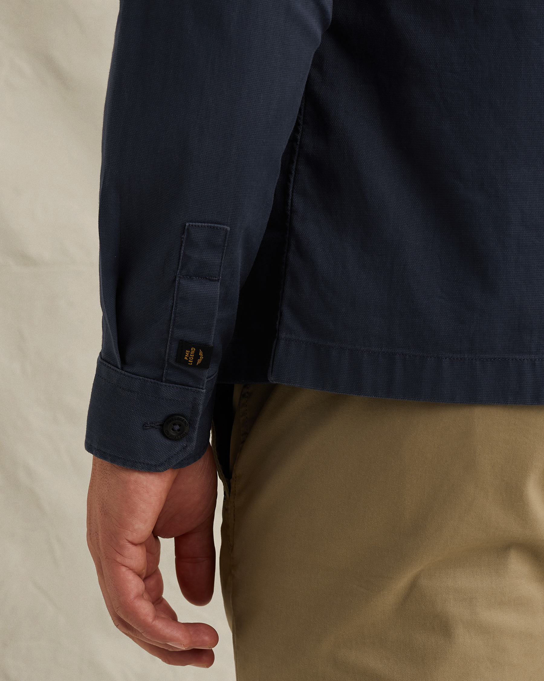 PME Legend Shirt jacket with button closure and chest pocketx