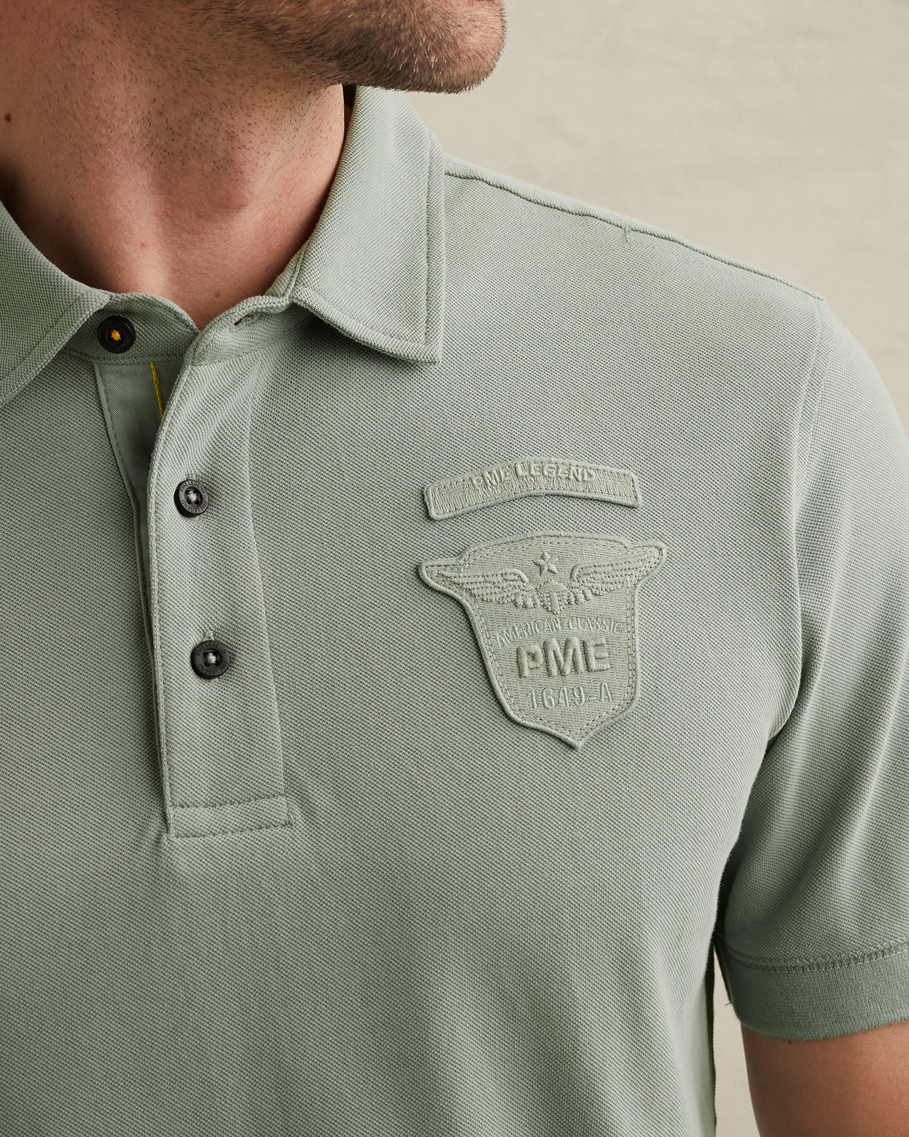 PME Legend Polo shirt in piqué with badgesx