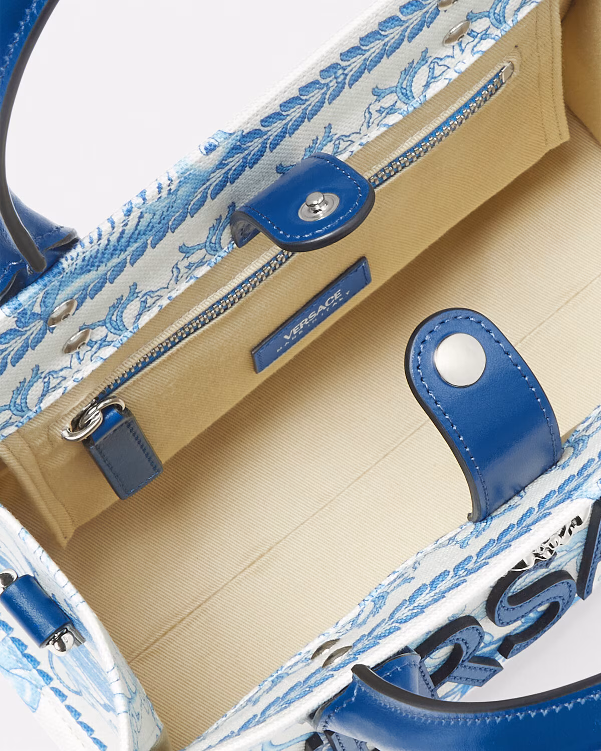 Versace Underwater Barocco La Medusa Mini Tote Bag