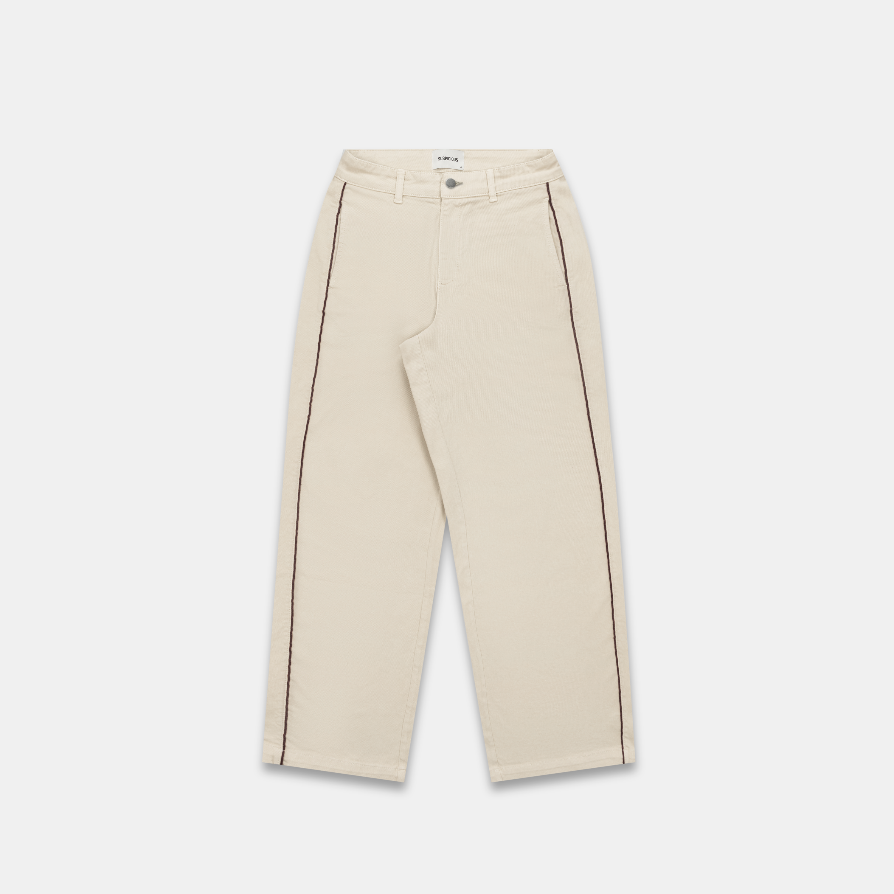 Suspicious Antwerp S2 / Stamped Piping Barrel Pants - Sand
