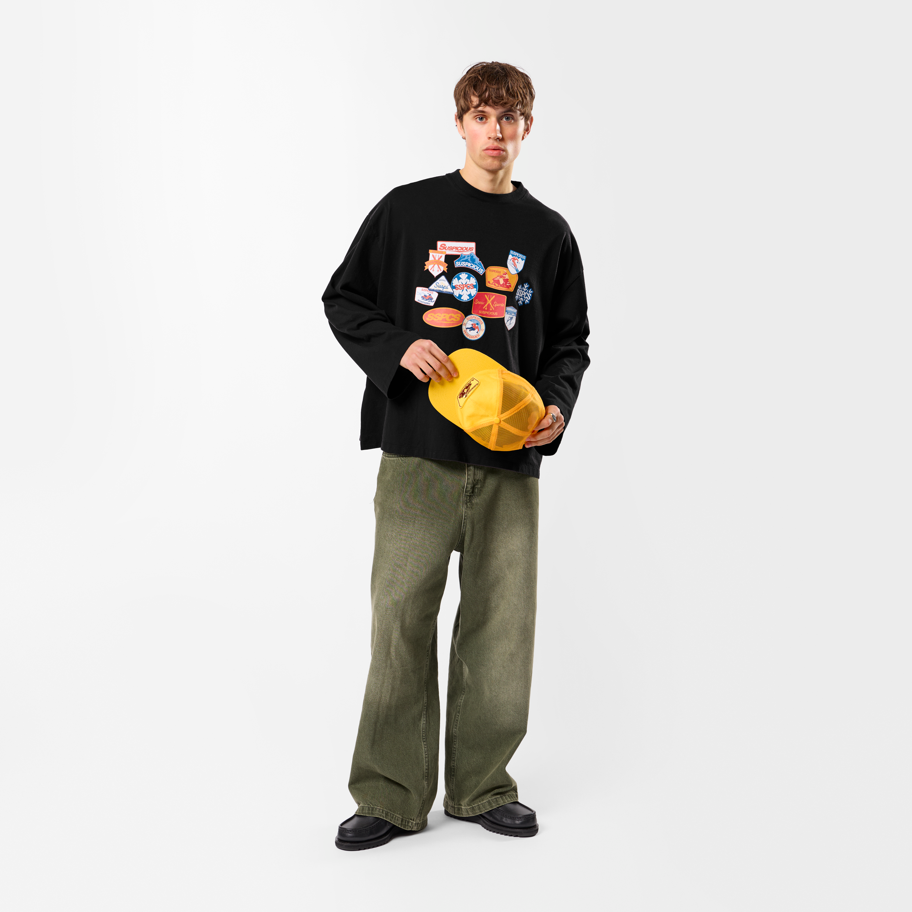 Suspicious Antwerp Winter3 / Patchwork Longsleeve - Black